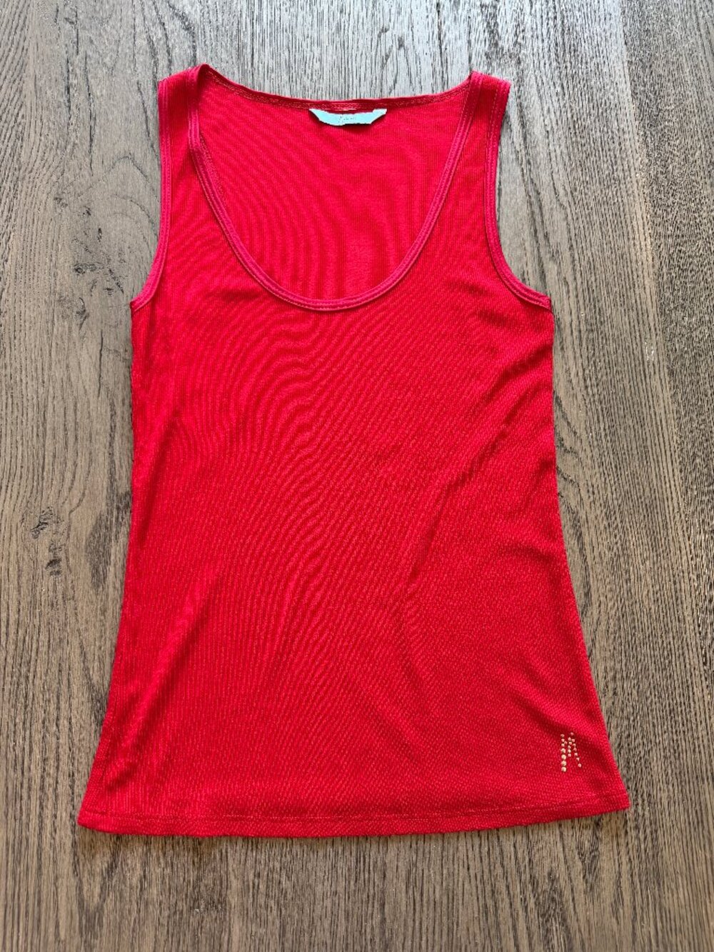 Marciano by GUESS Y2k 90’s Tank Top Red Rayon Size Medium